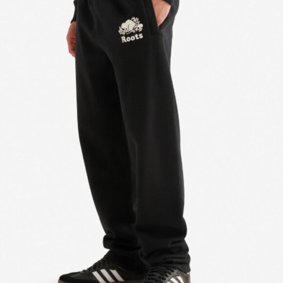 Roots Athletic Heritage Sweatpants with Zippered Pockets - Small in Washed Black - Picture 9 of 10